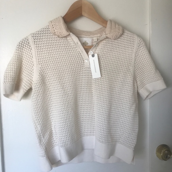 Tops - NWT Anthropologie Crochet blouse